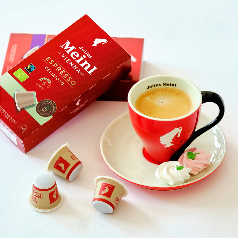 Кофе в капсулах «Julius Meinl» Inspresso Biodegradable Espresso Delizioso Bio, 10х5.6 г #3