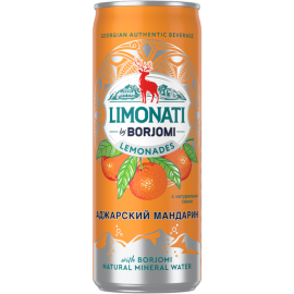 Грузинский лимонад «Limonati by Borjomi» мандарин, 0.33 л