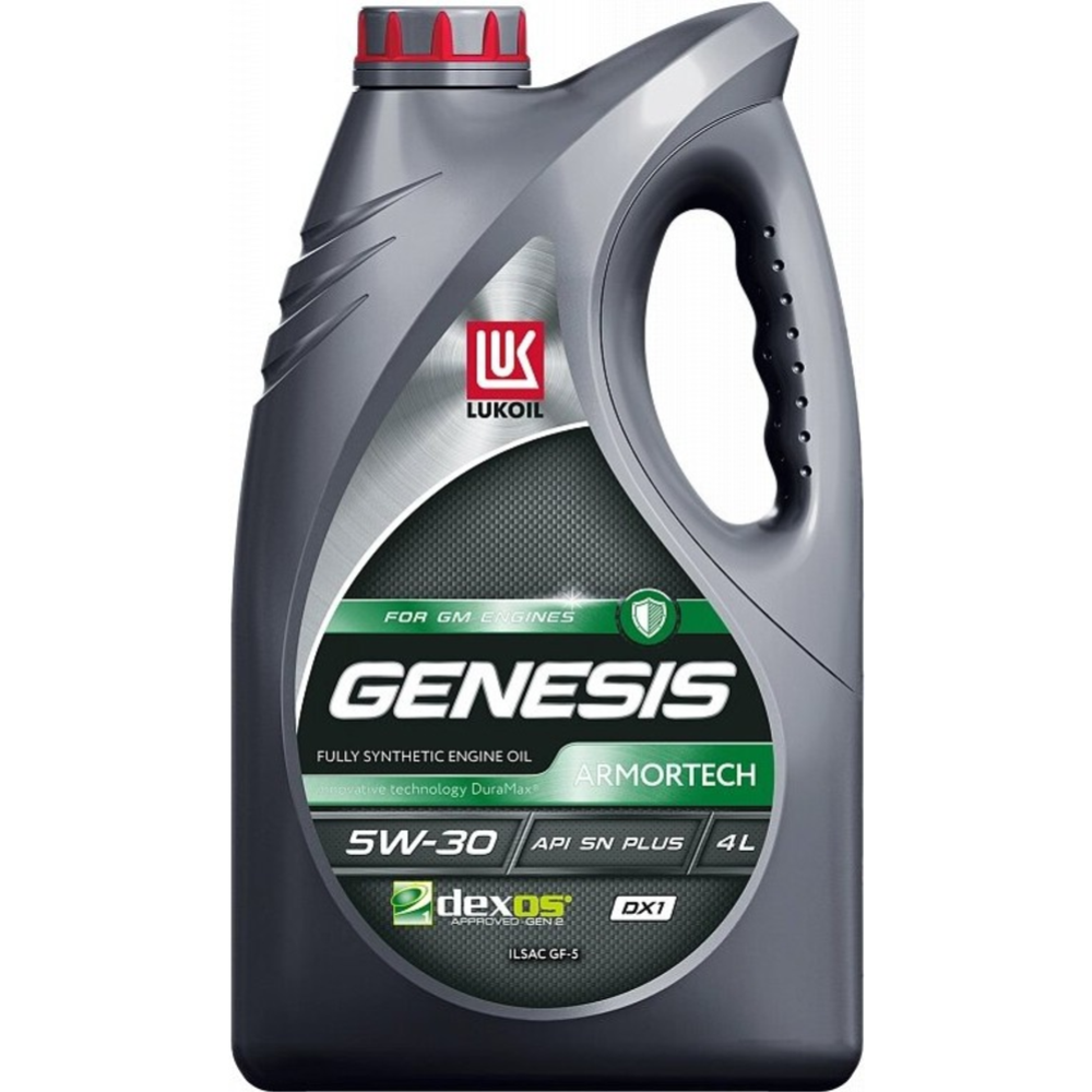 Масло моторное «Lukoil» Genesis Armortech DX1 5W30, 3173877, 4 л