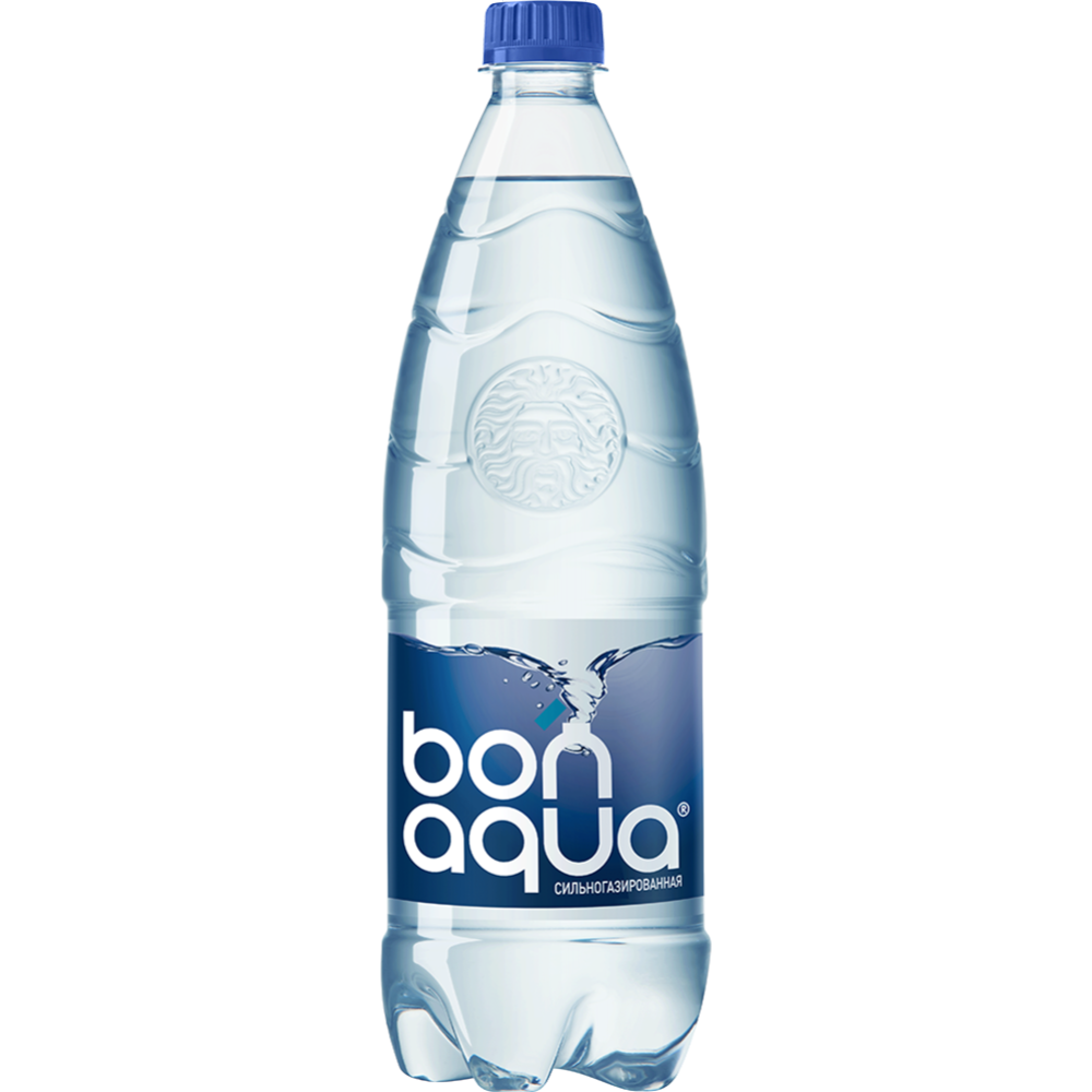 Вода питьевая «Bonaqua» сильногазированная, 1 л #0