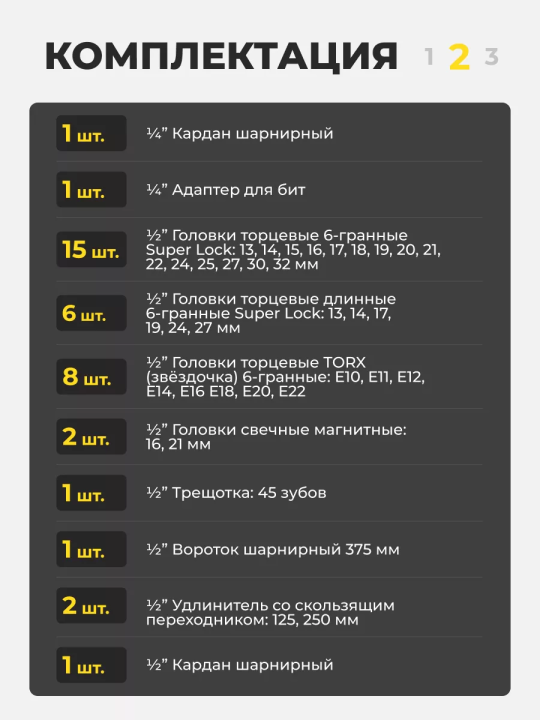 Универсальный набор инструментов 131 предмет BERGER «БРЕМЕН» BG131-1214