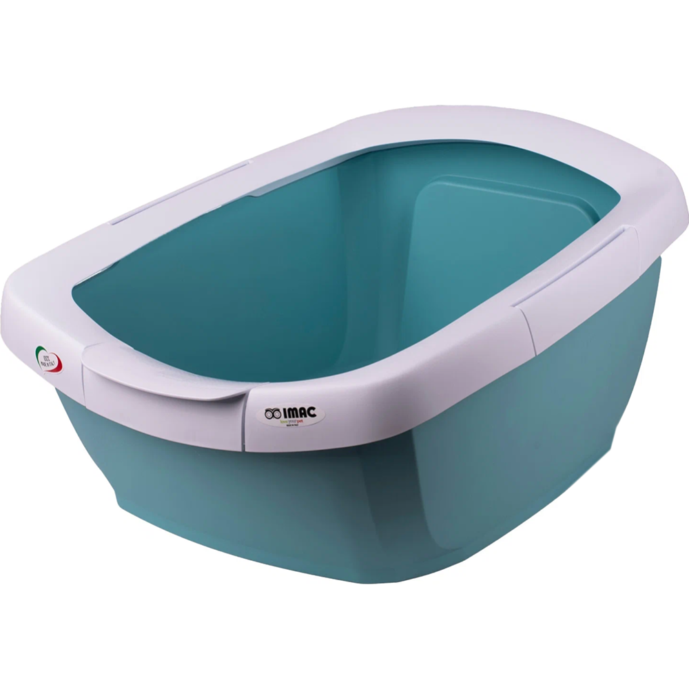 Туалет-лоток «Imac» Funny, для кошек, пастельно-голубой, 62х49.5х33 см