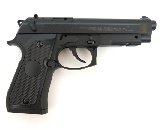 Пистолет пневматический Stalker S92PL(Beretta), (до 3 дж, пластик), кал. 4,5 мм