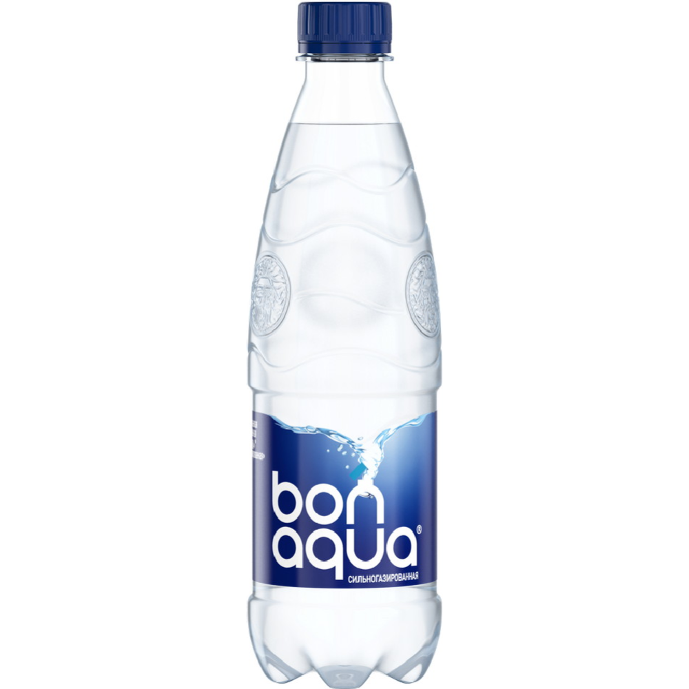 Вода питьевая «Bonaqua» сильногазированная, 500 мл #0