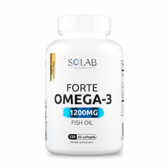 SOLAB / Omega-3 XS 60%,1200 мг, 120 капсул