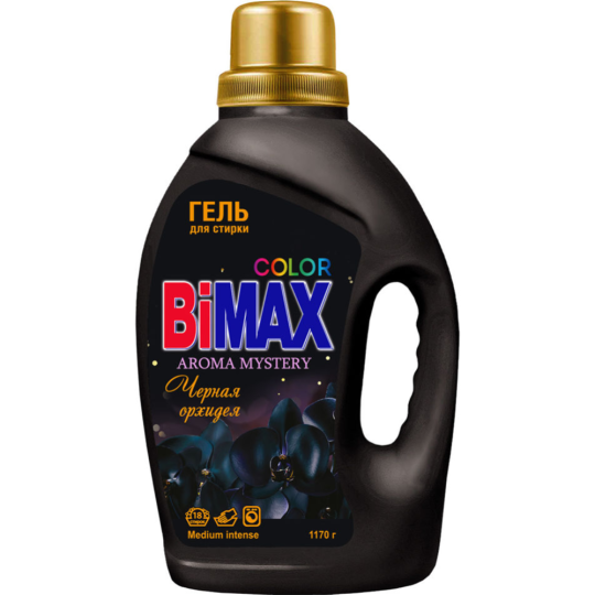 Гель для стирки «BiMax» Color, Черная орхидея, 1170 г