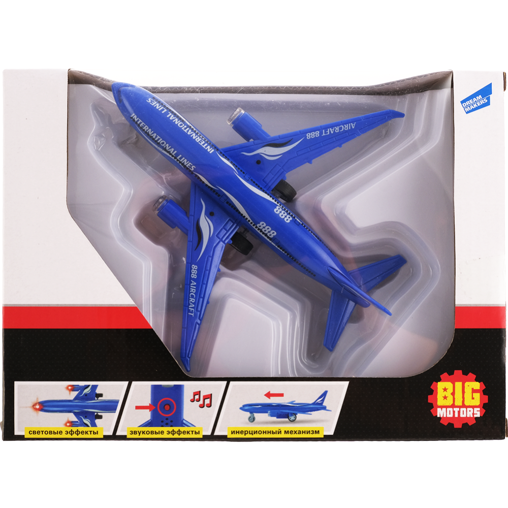 Игрушка «Big Motors» Самолет, синий, арт. F1611