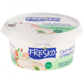 Сыр мягкий сли­воч­ный «Fresko» А ла каймак, 70%, 150 г