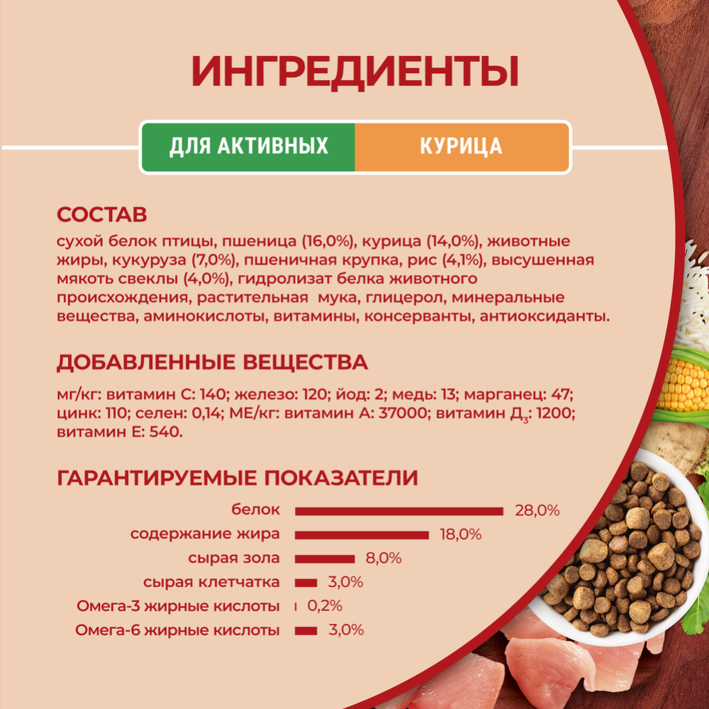 Корм для собак «Purina One» курица и рис, 600 г #7