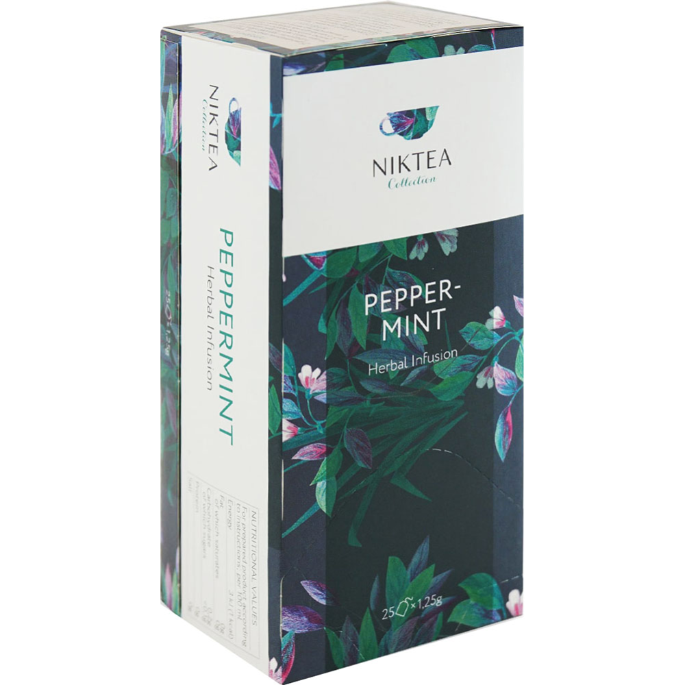 На­пи­ток чайный па­ке­ти­ро­ван­ный «NikTea» Пе­реч­ная мята 25х1.25 г