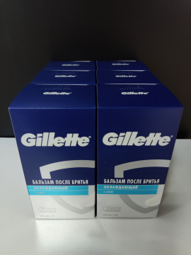 Баль­зам после бритья муж­ской Gillette Series Cooling / Охла­жда­ю­щий с алоэ 6 шт. х 100 мл