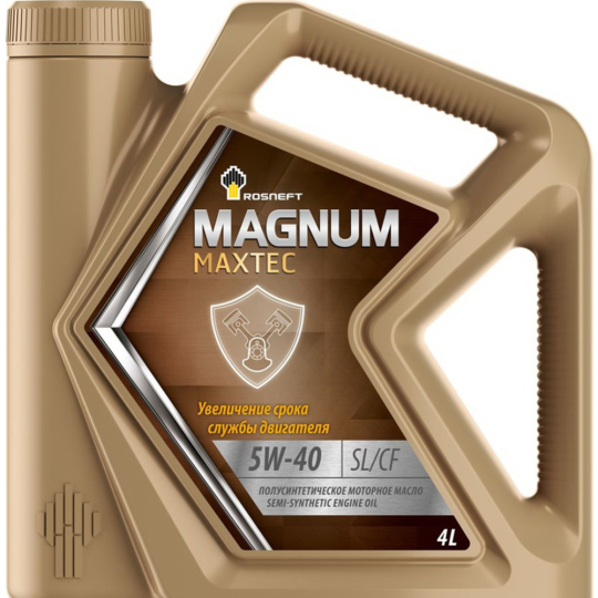 Масло моторное «Роснефть» Magnum Maxtec 5W-40, 40814642, 4 л