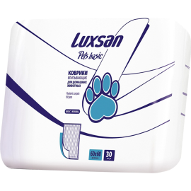 Пеленки для животных «Luxsan» Basic, 60х60 см, 30 шт