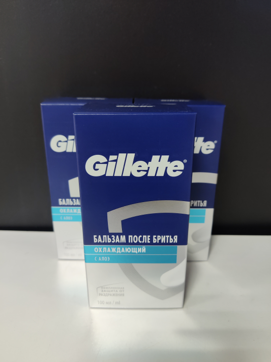 Баль­зам после бритья муж­ской Gillette Series Cooling / Охла­жда­ю­щий с алоэ 3 шт. х 100 мл