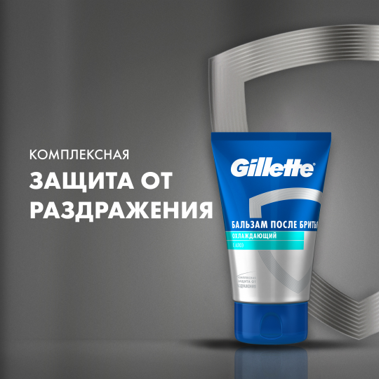 Баль­зам после бритья муж­ской Gillette Series Cooling / Охла­жда­ю­щий с алоэ 3 шт. х 100 мл