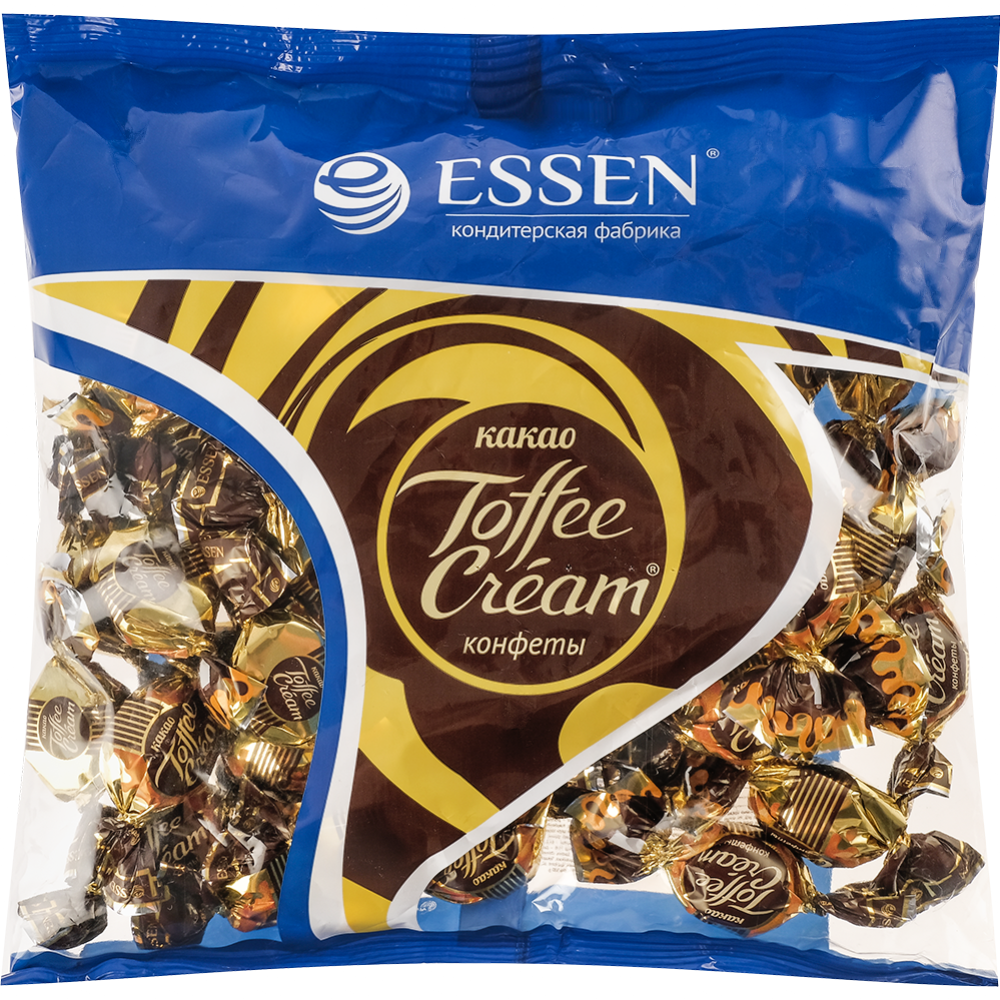 Уп. Конфеты «Essen» Toffee cream, какао, 500 г