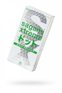 Презервативы Sagami, xtreme, type-e, латекс, 18,5 см, 5,2 см, 10 шт.
