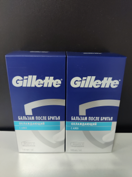 Баль­зам после бритья муж­ской Gillette Series Cooling / Охла­жда­ю­щий с алоэ 2 шт. х 100 мл