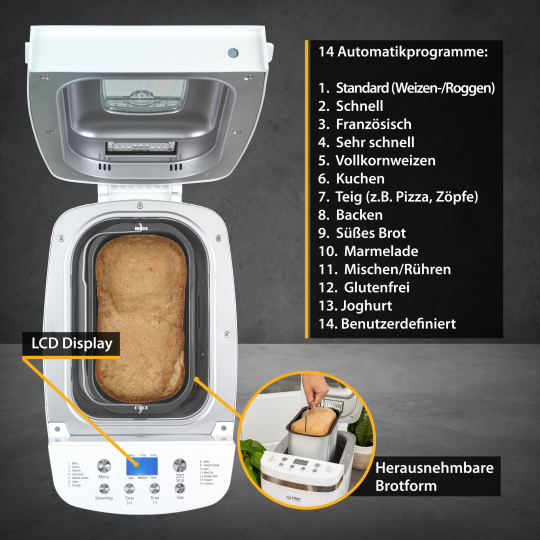 Хлебопечь с автоматическим дозатором ингредиентов  FIRST Austria FA-5152-5