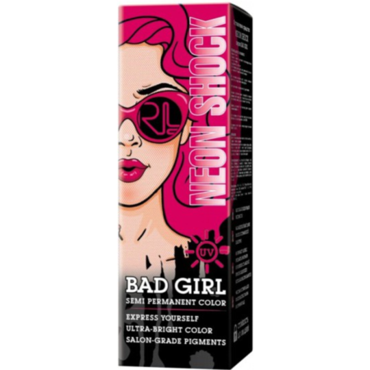 Пигмент прямого действия «Bad Girl» Neon Shock, неоновый розовый, 150 мл