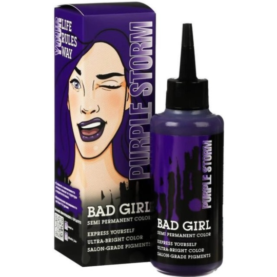 Пигмент прямого действия «Bad Girl» Purple Storm, фиолетовый, 150 мл