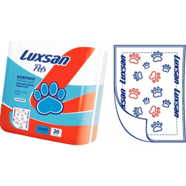 Пеленки для животных «Luxsan» Premium, 60х60 см, 20 шт