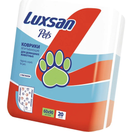 Пеленки для животных «Luxsan» Premium, 60х90 см, 20 шт