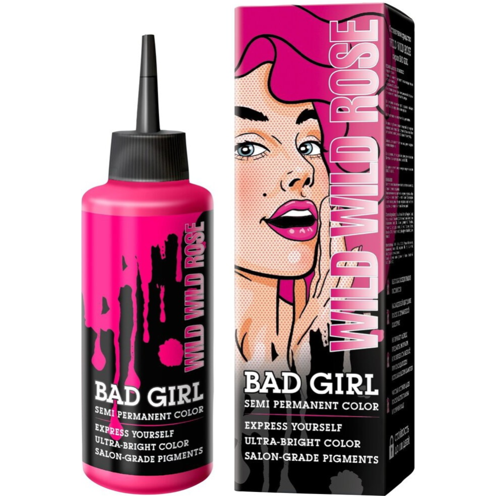 Пигмент прямого действия «Bad Girl» Wild Wild Rose, розовый, 150 мл