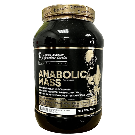 ГЕЙНЕР БЕЛКОВО-УГЛЕВОДНЫЙ ANABOLIC MASS ОТ KEVIN LEVRONE (3 KG) МАЛИНА