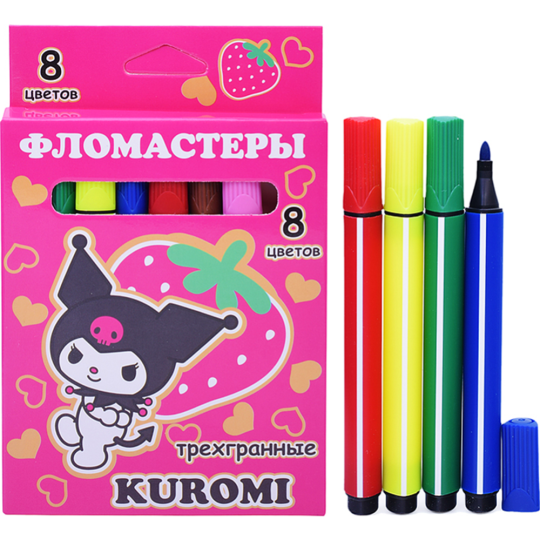 Фломастеры «Centrum» Kuromi, 74588, 8 цветов