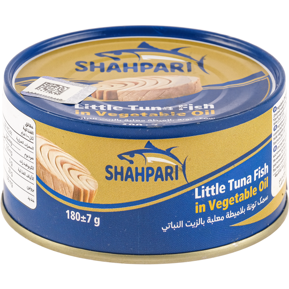 Консервы рыбные «Shahpari» тунец в растительном масле, 180 г