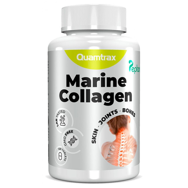 Морской коллаген Marine Collagen Peptan Plus, Quamtrax - 120 таб