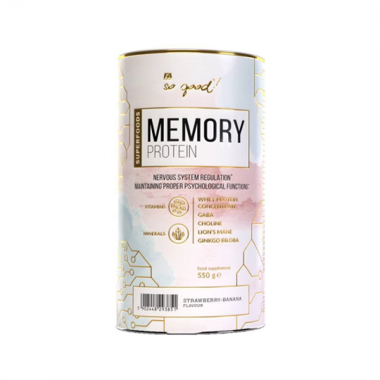 Протеин для памяти Memory Protein от FA So Good! (550гр) КЛУБНИКА-БАНАН