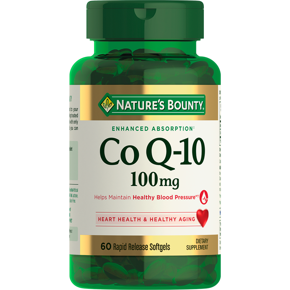 Nature's Bounty Коэнзим Q10 100мг БАД капсулы №60