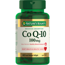 Nature's Bounty Коэнзим Q10 100мг БАД капсулы №60