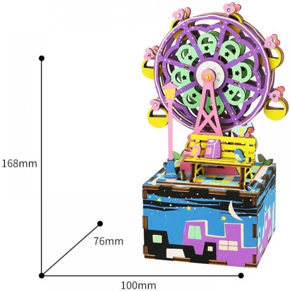 Конструктор «Robotime» Музыкальная шкатулка Ferris Wheel