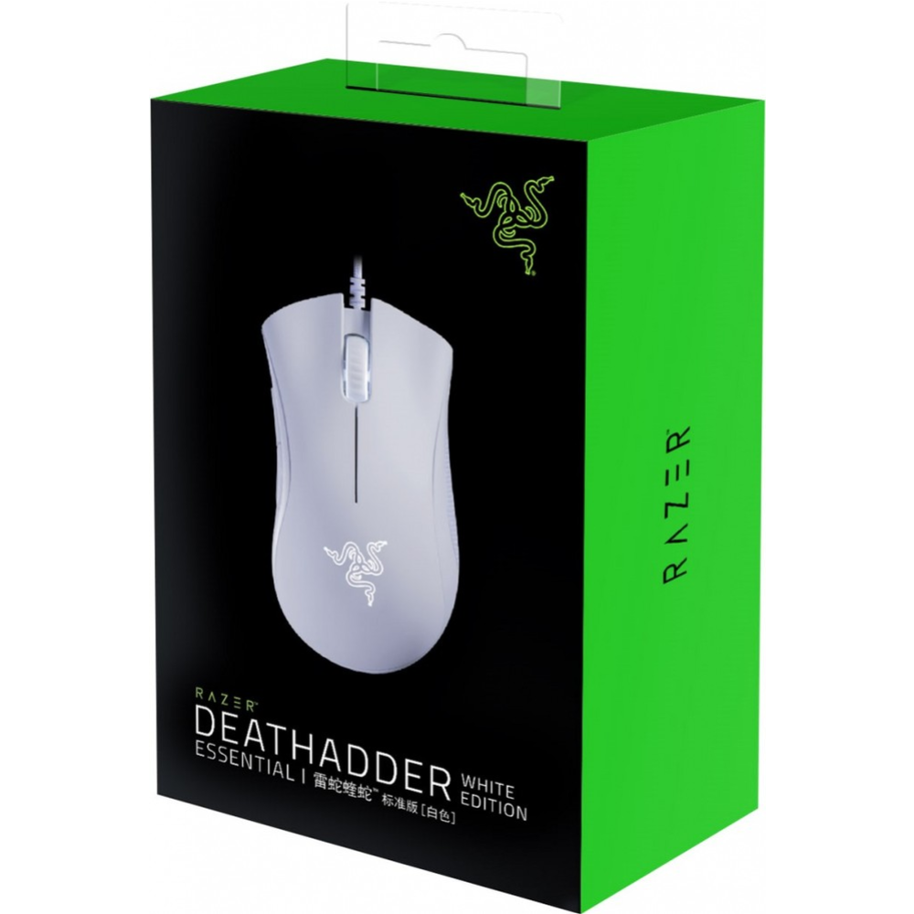 Мышь «Razer» DeathAdder Essential White Edition, RZ01-03850200-R3M1