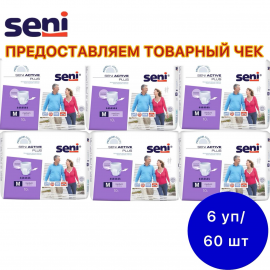Впитывающие трусики для взрослых Seni Active Plus Medium 10 шт. х 6 упак.