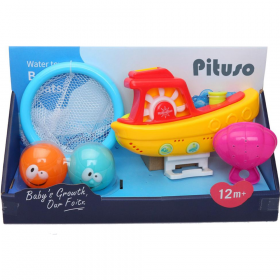 Набор иг­ру­шек для ванной «Pituso» Ко­раб­лик с мя­чи­ка­ми, K999-206B