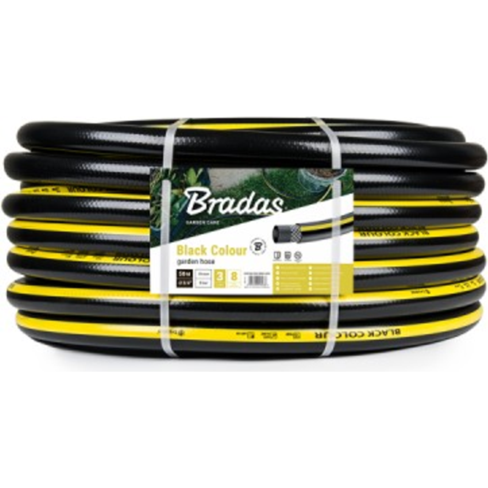 Шланг для полива «Bradas» Black Colour, WBC3/425, 25 м