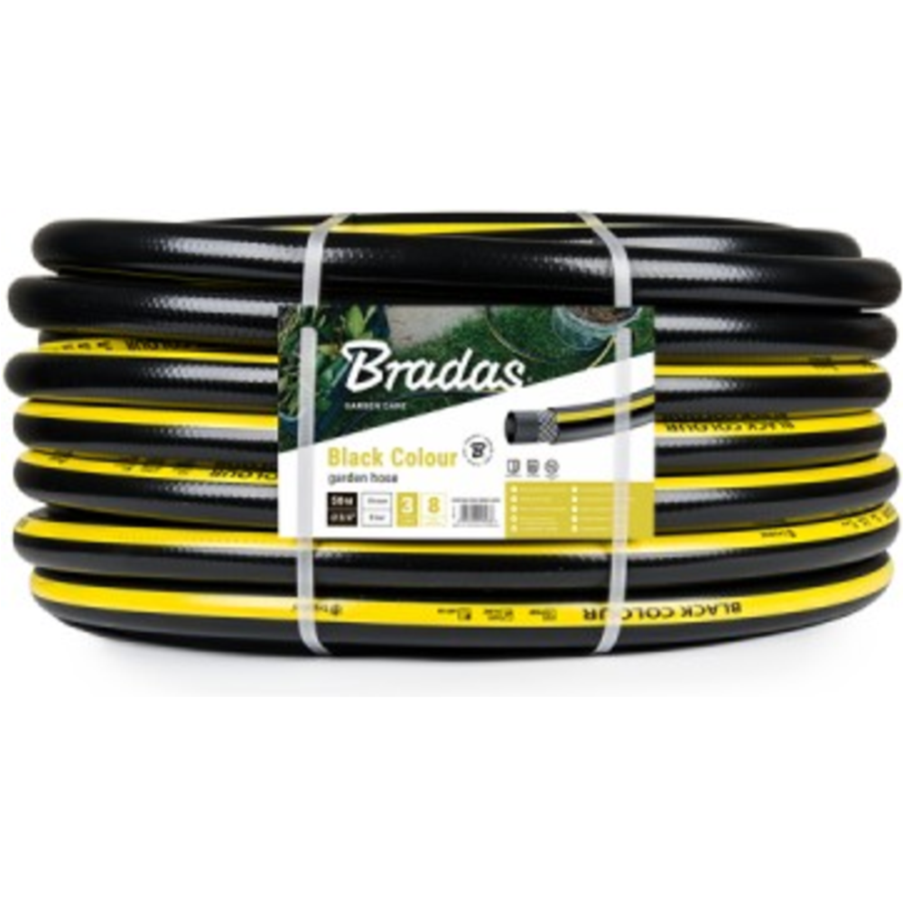 Шланг для полива «Bradas» Black Colour, WBC3/425, 25 м