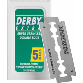 Лезвия для бритвы «Derby» Extra, пенал, 5 шт