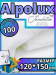 Утеплитель тонкий синтепон Alpolux 100г/1,2м