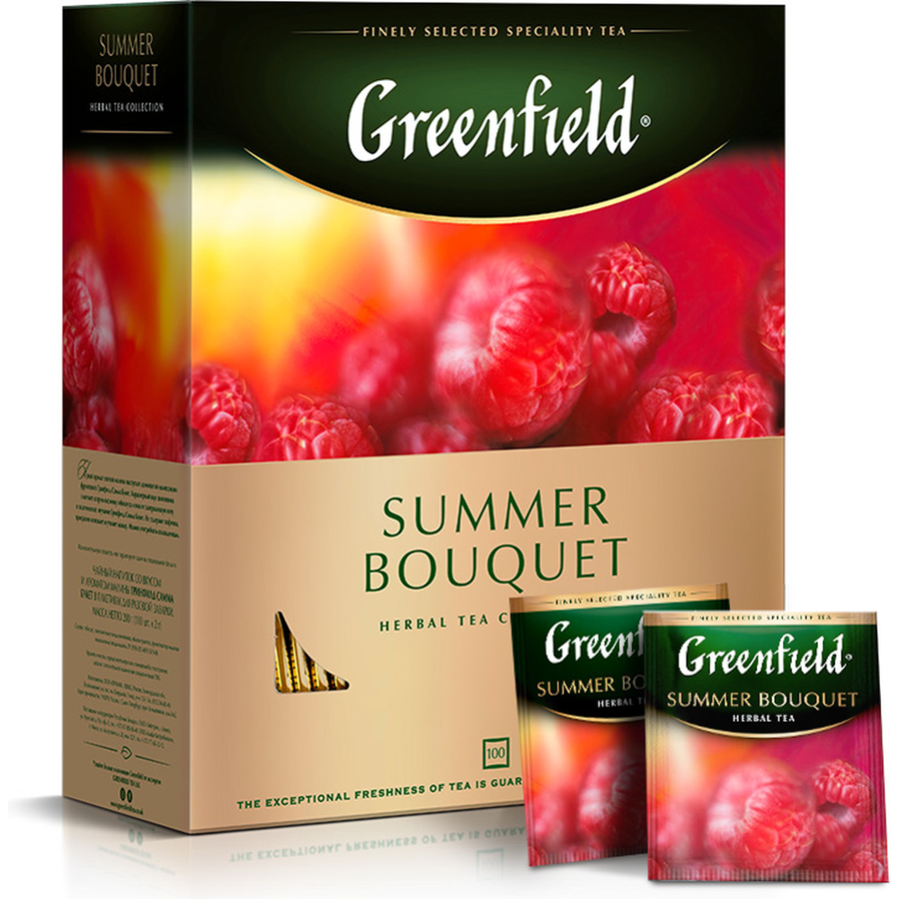 Чайный напиток «Greenfield» летний букет, 100 пакетиков #1