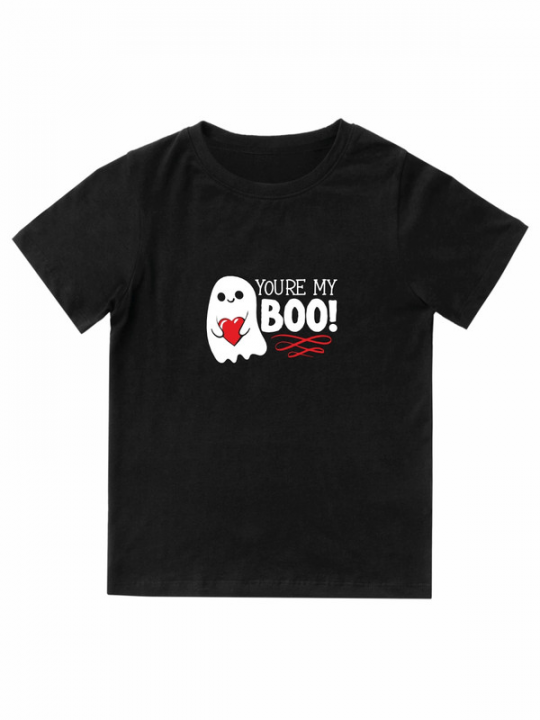 Футболка с принтом Boo S