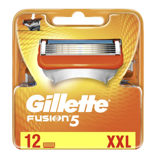 Смен­ные кас­се­ты для бритья «Gillette» Fusion, 12 шт