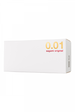 Презервативы Sagami, original 0.01, L-size, гладкие, 19 см, 5,8 см, 5 шт.