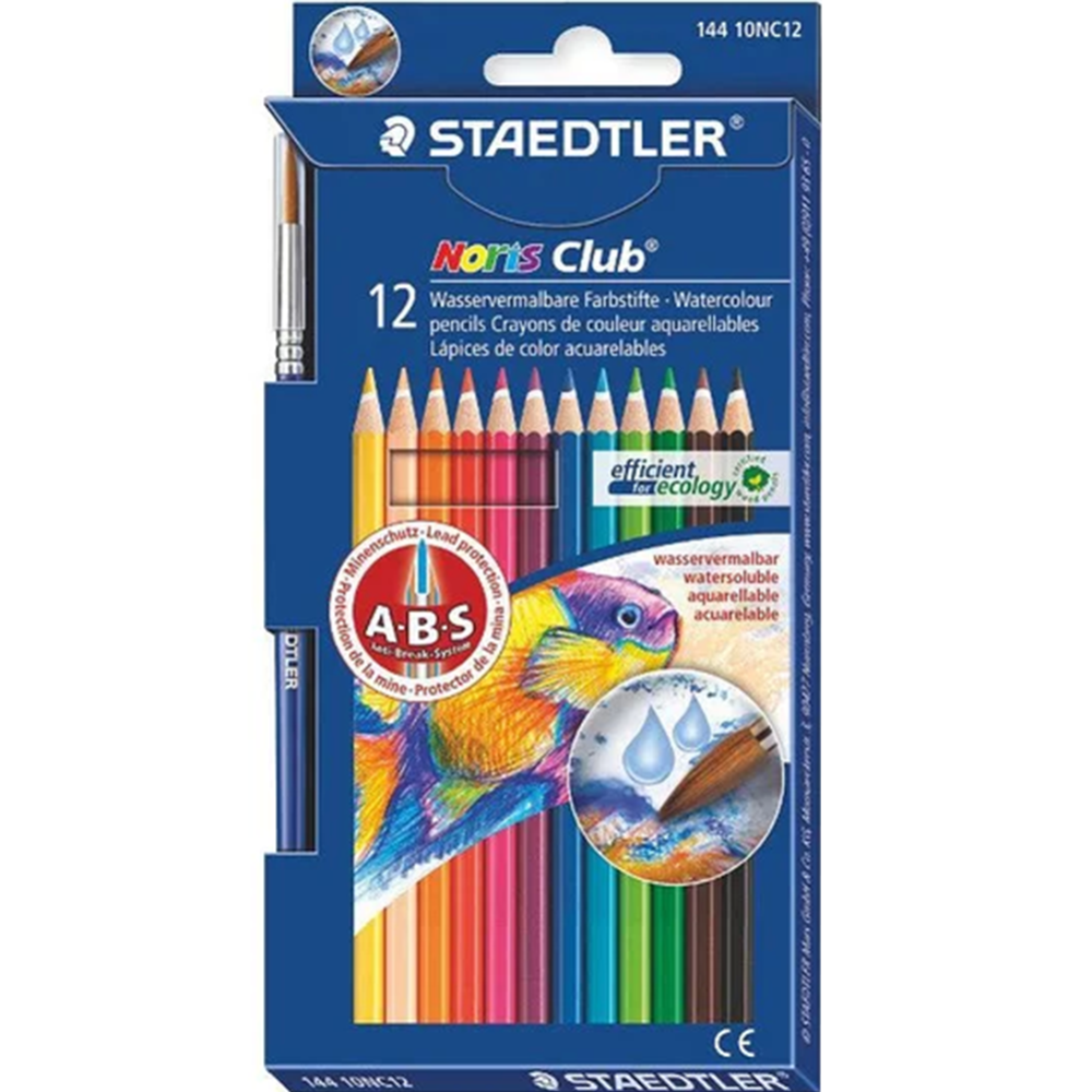 Картинка товара Набор акварельных карандашей «Staedtler» Норис, 144-10NC12, 12 цветов