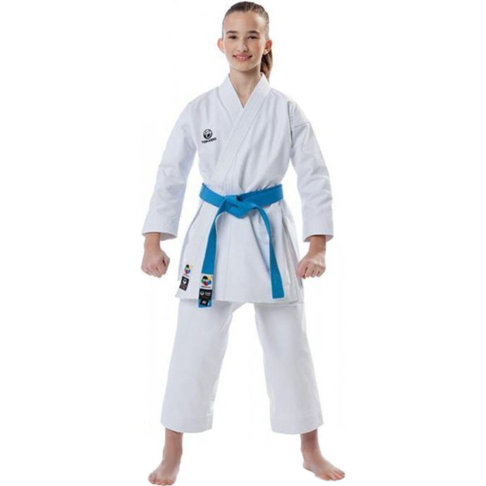 Кимоно для карате «Tokaido» Karategi Kata Master Junior Slim Fit WKF, белый, размер 140, ATKMJU
