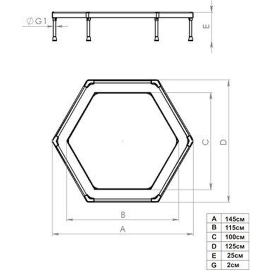 Батут «Leco IT» Home, гп6010, 135 см